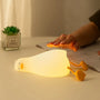 Duck Rechargeable LED Night Light Pat Silicone Lamp Bedside