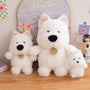 Cartoon West Highland Dog Plush Toy – Your Child’s Loyal Cuddle Companion