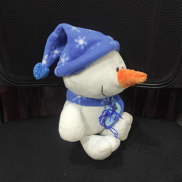 Embrace Winter Magic with the Snowman Plush Doll