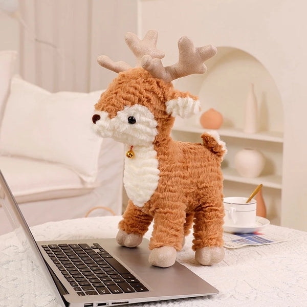 Christmas Tree Plush Toys Cute Plush Pillow Moose Deer Dolls
