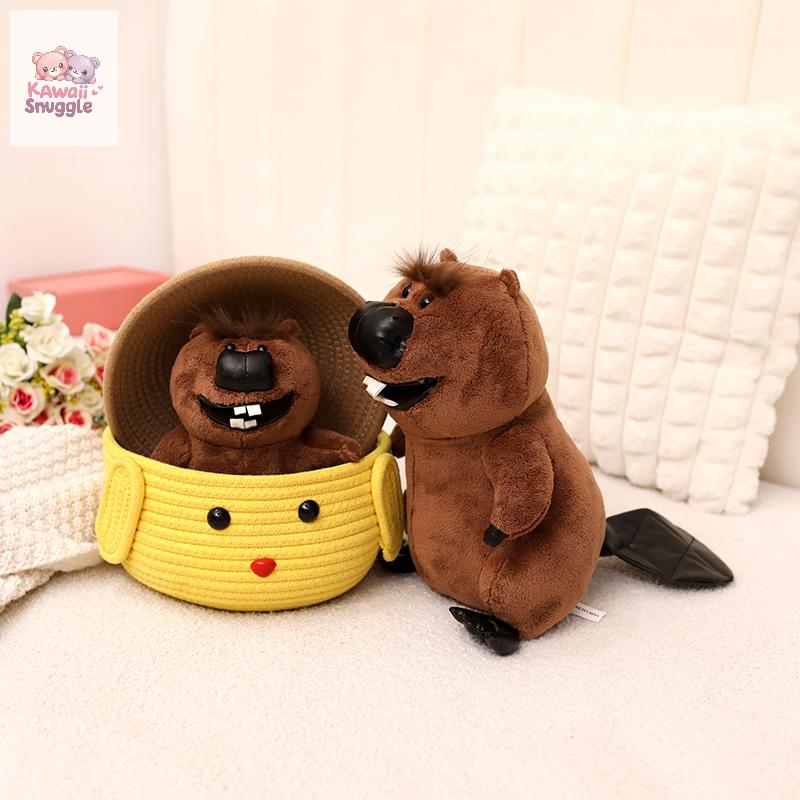 Cute Beaver Plush Toy – The Ultimate Snuggle Buddy