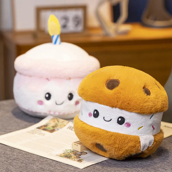 Stuffed Cake Plushie Strawberry Fruit Muffin Shape Plush