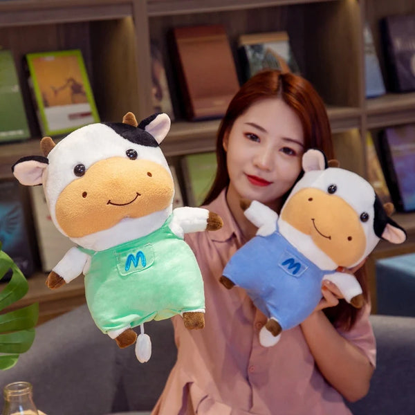 23/30/40cm Kawaii Mini Cow Plush Animals Doll Toys Stuffed Soft Plush Chinese Zodiac Cattle Toys Birthday Gifts Kids Girls Baby Toys