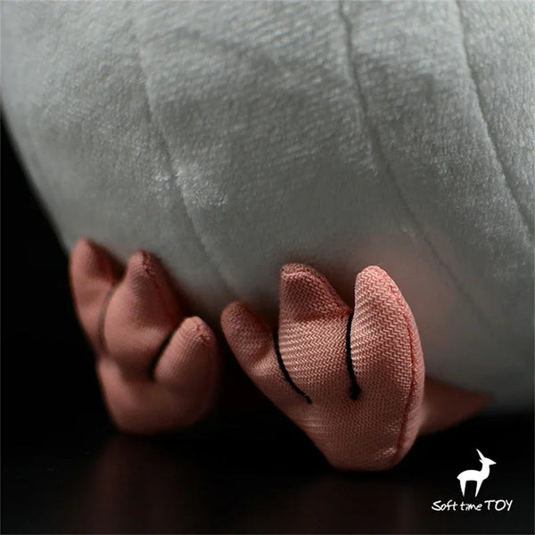 Lifelike White Pigeon Plush Toy – A Feathery Friend with a Cozy Touch