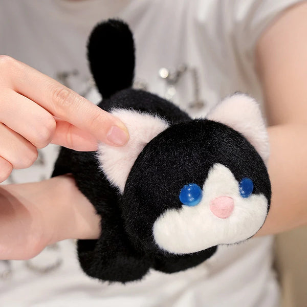 Cute Animal Slap Snap Wrap Wristband – Plush Hand Ring Toy for Creative, Funny Kids' Gifts