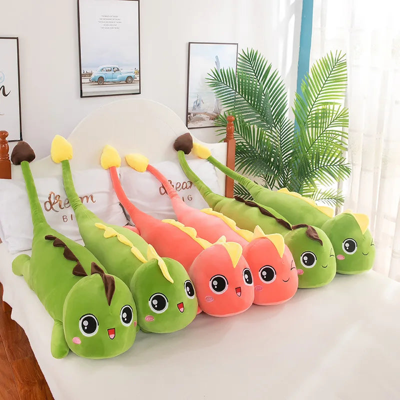 Dinosaur Plush Toy – Soft Stuffed Animal Pillow for Kids and Room Decor