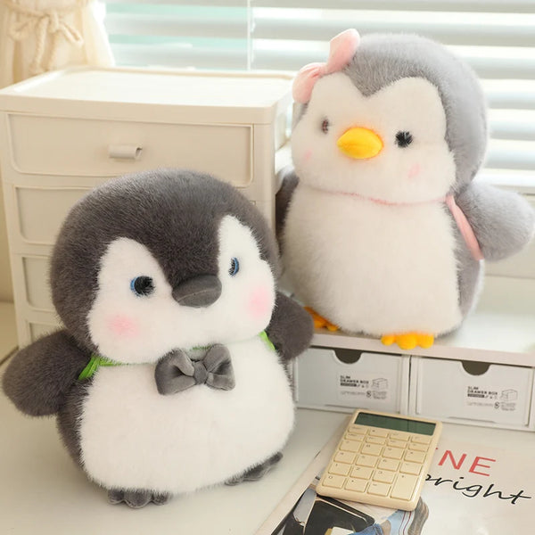 Lovely Hairy Penguin Plush Toy – Soft Stuffed Cartoon Penguin for Kids and Room Decor