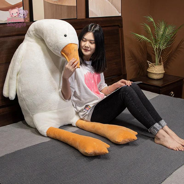 Cheap Huge Cute Goose Plush Toys Big White Duck Doll