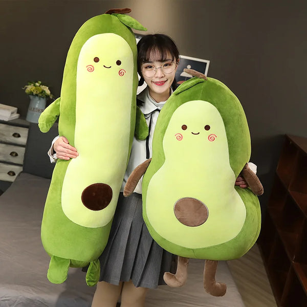 Green Avocado Plush Toy Cushion Pillow