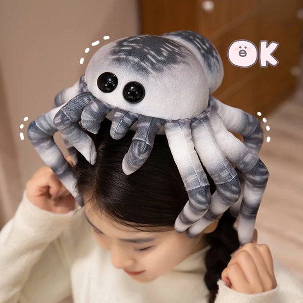 Black Spider Jumping Spider – A Cuddly Surprise from the Shadows