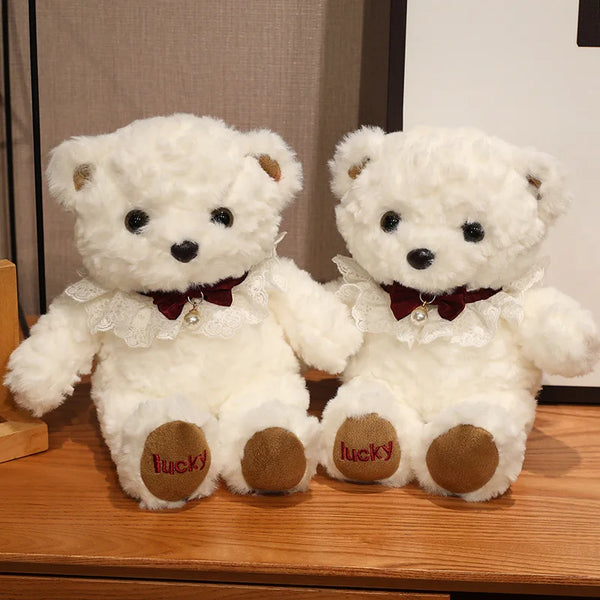 Kawaii Pure White Teddy Bear – The Bear Hug Every Girl Dreams Of