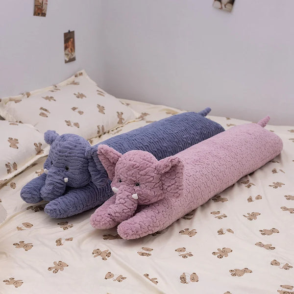 Kawaii Long Giant Curly Animal Bunny Plush Pillow – Soft Sleep Companion for Kids and Home Decor