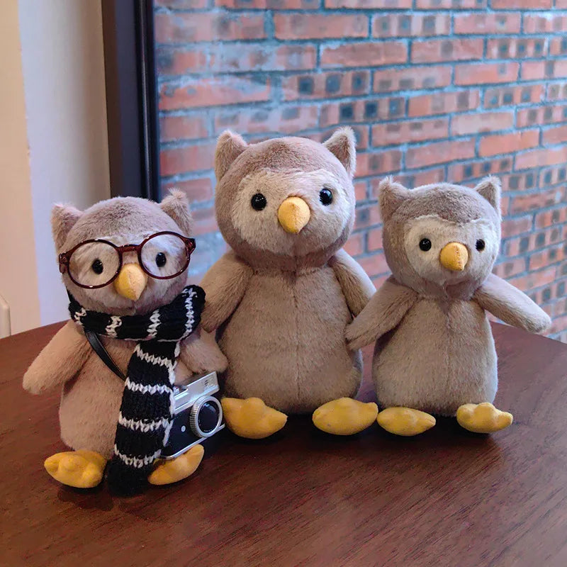 Kawaii Funny Cartoon Owl Plush Doll Animal Owl Plush Toy