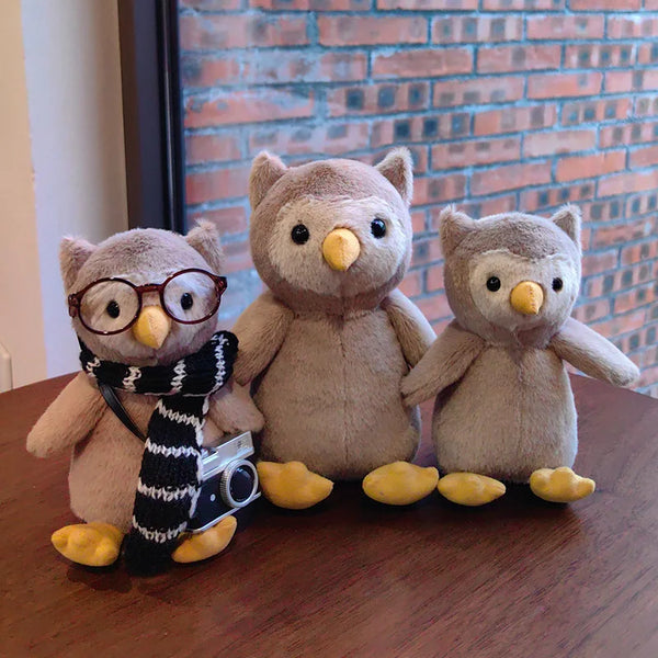 Kawaii Funny Cartoon Owl Plush Doll Animal Owl Plush Toy
