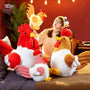 Simulation Cock Plush Toys Stuffed Soft Chicken Dolls