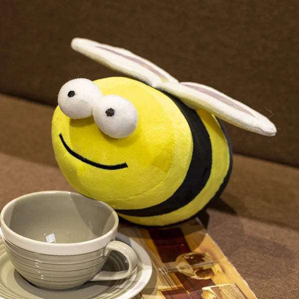 Colorful Ladybug and Bee Plush Toys – Soft Insect Dolls for Kids' Gifts