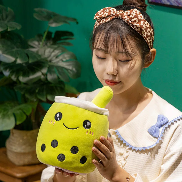 Reversible Bubble Tea Plush Toy – A Sweet Sip of Surprise