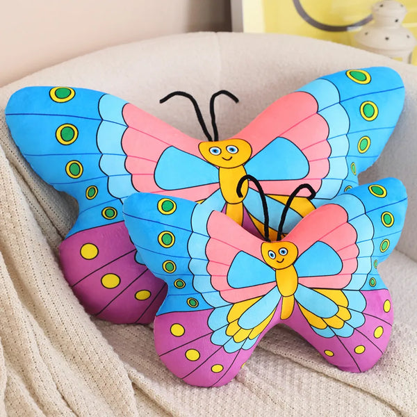 Beautiful Simulation Soft Butterfly Plush Pillow Toy