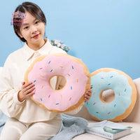 Candy Colors Donut Plush Pillow: A Sweet Seat for Your Kids Kawaii Snuggle