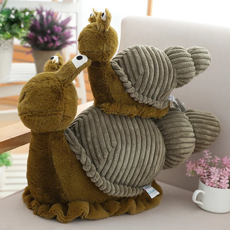 Cute Plush Snail Toy Stuffed Lifelike Insect Soft Kids Toys