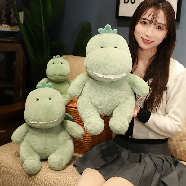 Lovely Dinosaur Plush Toys Fluffy Sleep Pillow Cute Animal Stuffed Dragon With Wings