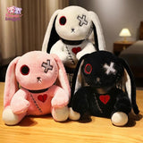 Dark Devil Black Rabbit Plush Toy: A Punk Twist on a Classic Bunny Kawaii Snuggle