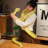 Bling Bling Boa Doll Plush Toy Wild Animal Snake Long Plushie Peluche