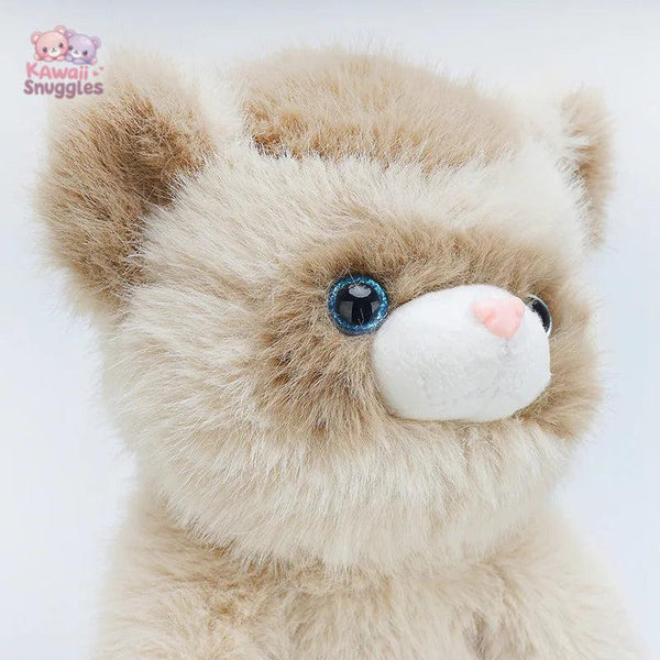 Fluffy Lifelike Ferret Plush Toy – Soft Stuffed Animal Doll