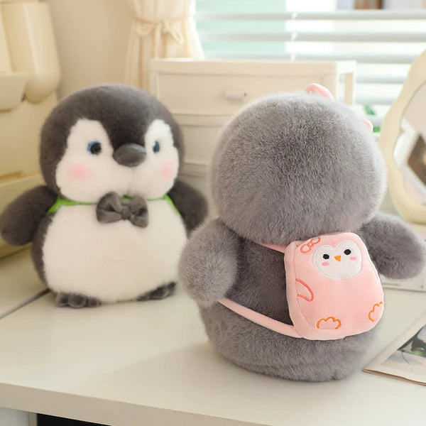 Lovely Hairy Penguin Plush Toy – Soft Stuffed Cartoon Penguin for Kids and Room Decor
