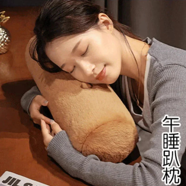 Capybara Cushion Triangular Reading Pillow Removable Washable Bedside