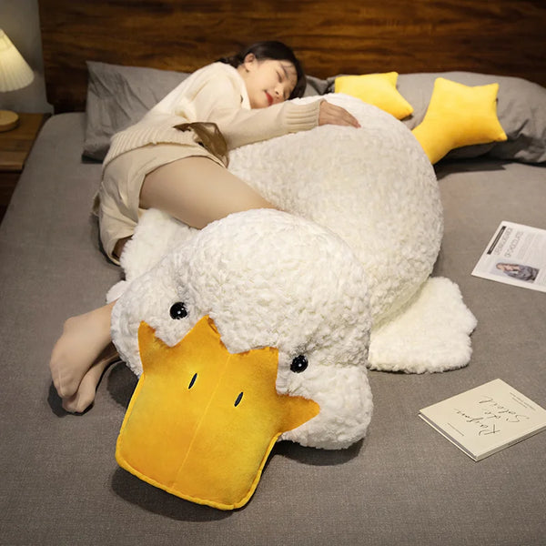 Big Stuffed Animal Duck Plush Toys Soft Pillow Mat
