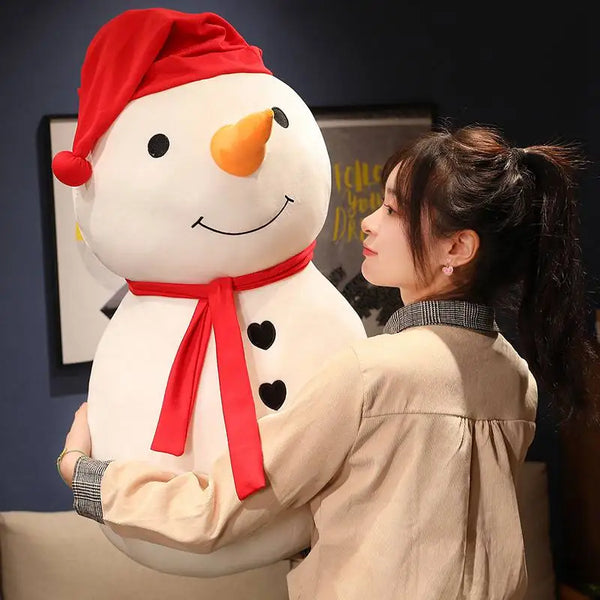 Embrace Winter Magic with the Snowman Plush Toy