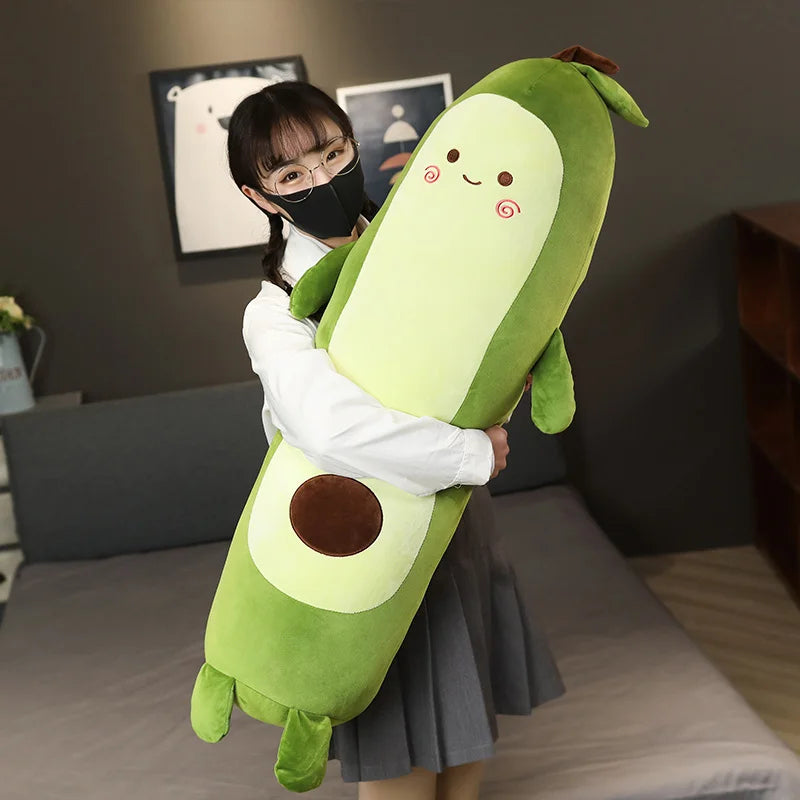 Green Avocado Plush Toy Cushion Pillow