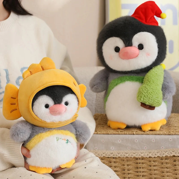 Adorable Cartoon Penguin Plush Pillow – Cute Penguin Doll for Kids