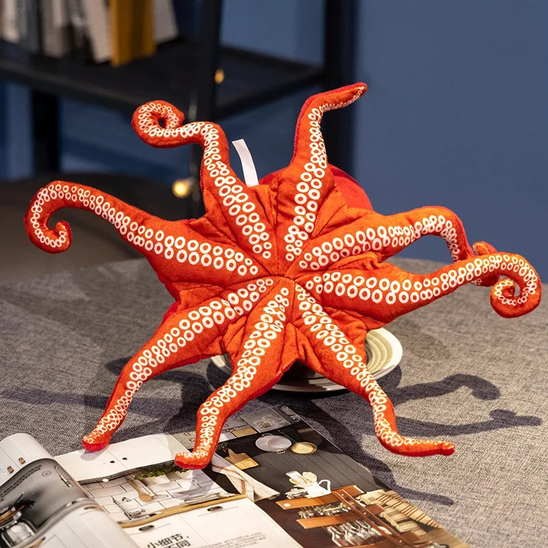 40cm75cm Lifelike Octopus Plush Toy Stuffed Simulation Sea Animal Plush Toys Red Octopus Dolls & Stuffed Toys for BirthdayGift