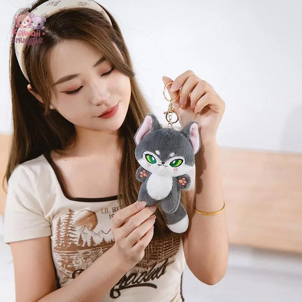 Kawaii Emotion Wolf Plush – Your Fiercely Adorable Companion!