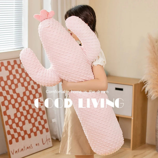 Giant Cactus Throw Pillow – Wrap Yourself in Calm and Cuddles