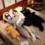 Cute Cat Pillow Sleeping Long Pillow Leg Clamping Cloth Doll Bedhead Cushion