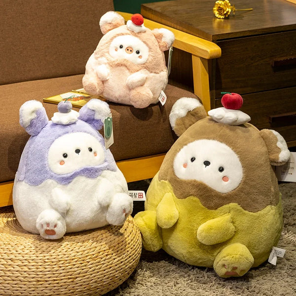 Adorable Soft Cake Pig Plush Doll – A Sweet Slice of Cuteness