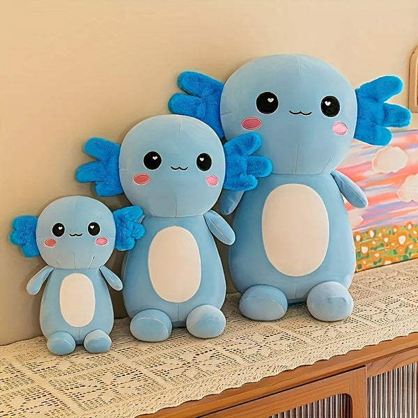 Cartoon Axolotl Plush Axolotl Plush Realistic Ambystoma Scary Amphibian Plush Toy