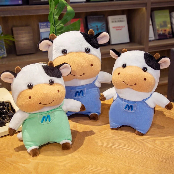 23/30/40cm Kawaii Mini Cow Plush Animals Doll Toys Stuffed Soft Plush Chinese Zodiac Cattle Toys Birthday Gifts Kids Girls Baby Toys
