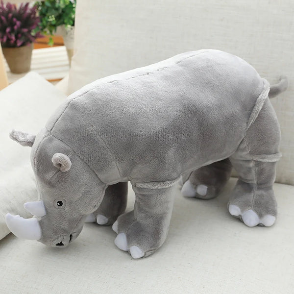 Big Lifelike Rhinoceros Plush Toy Pillow