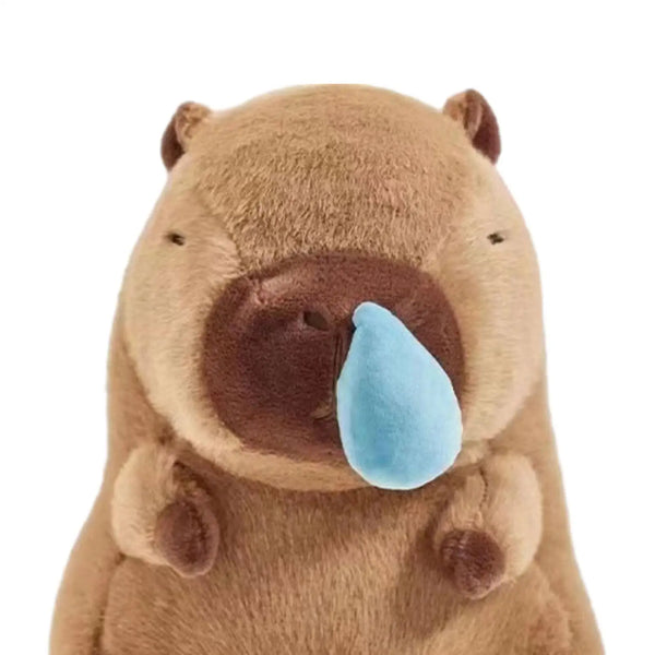 Capybara Toy with Pullable Snot Bubbles Unique Soft Cartoon