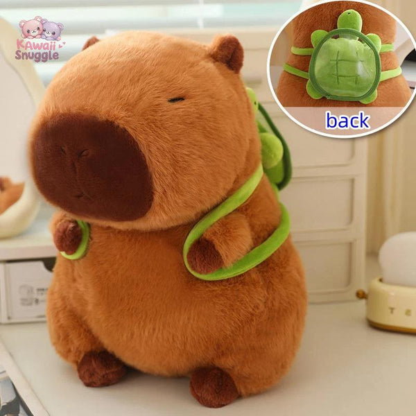 Capybara Back Tortoise Honeybee Oysters – A Whimsical Stack of Friendship