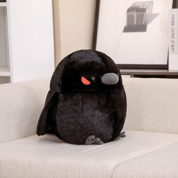 Fat Round Sparrow Crow Plush – The Cutest Bird Companion!