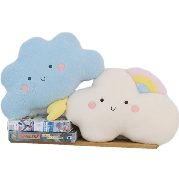 Cute Emotion Face Weather Pillow – Let the Sky Tell a Story