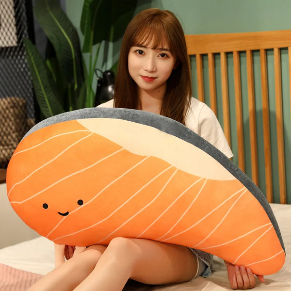 Hilarious Funny Salmon Fillet Plush – A Fun and Cozy Catch!