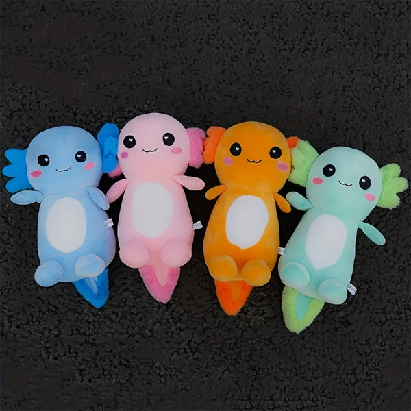 Cartoon Axolotl Plush Axolotl Plush Realistic Ambystoma Scary Amphibian Plush Toy