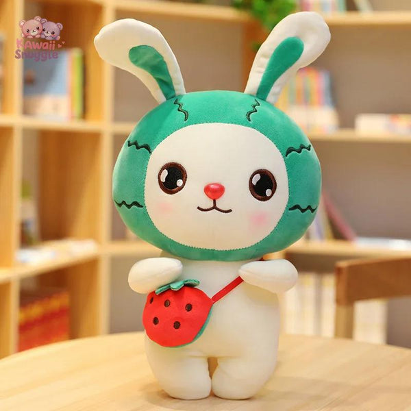 Cute Fruit Rabbit Plush Toys - Soft & Huggable Bunny Dolls