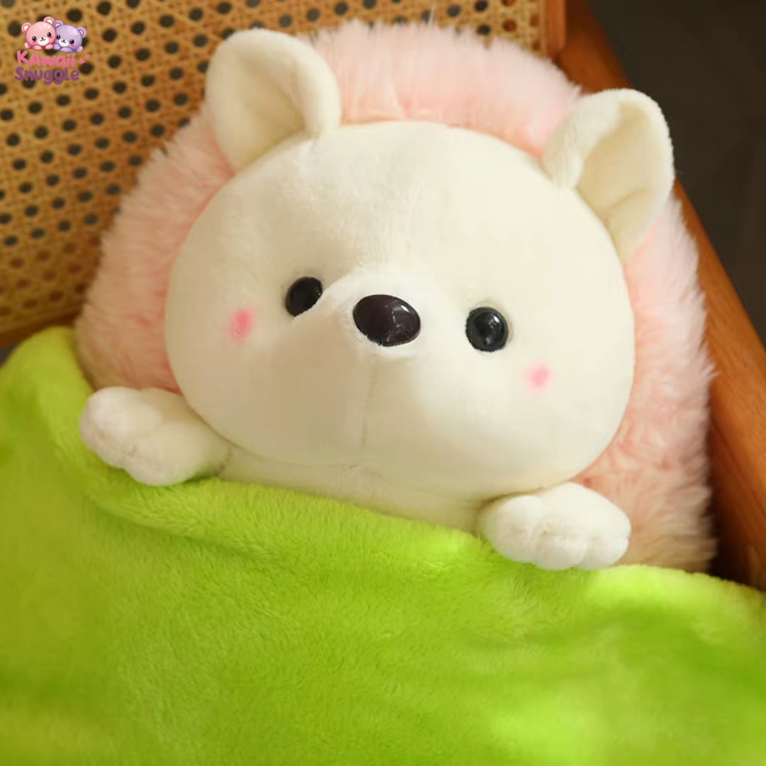 Kawaii Hedgehog Plush Round Cute – The Perfect Cuddly Companion! Kawaii Snuggle